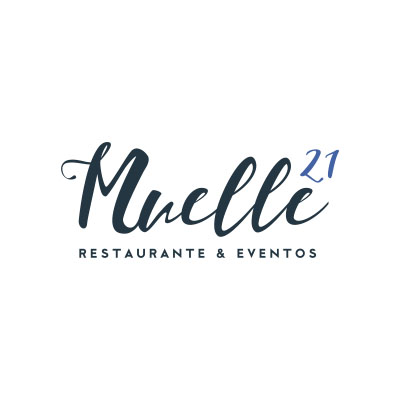 Logotipo Muelle 21 restaurante